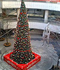 街はクリスマス。