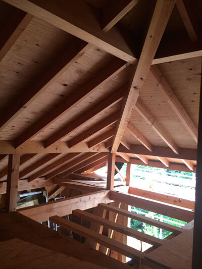 小屋組　鎌倉